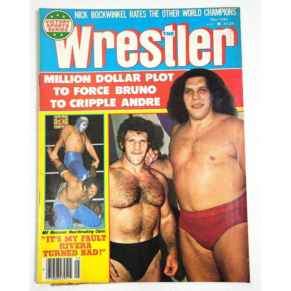 THE WRESTLER - MAY 1980 / BRUNO SAMMARTINO / ANDRE THE GIANT / RIC FLAIR / AWA